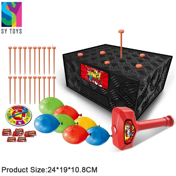 Sy Desktop Games Indoor Birthday Party Game Blast Box Toy Bang Bang Popping Balloon Explosion Game Toys for Kids