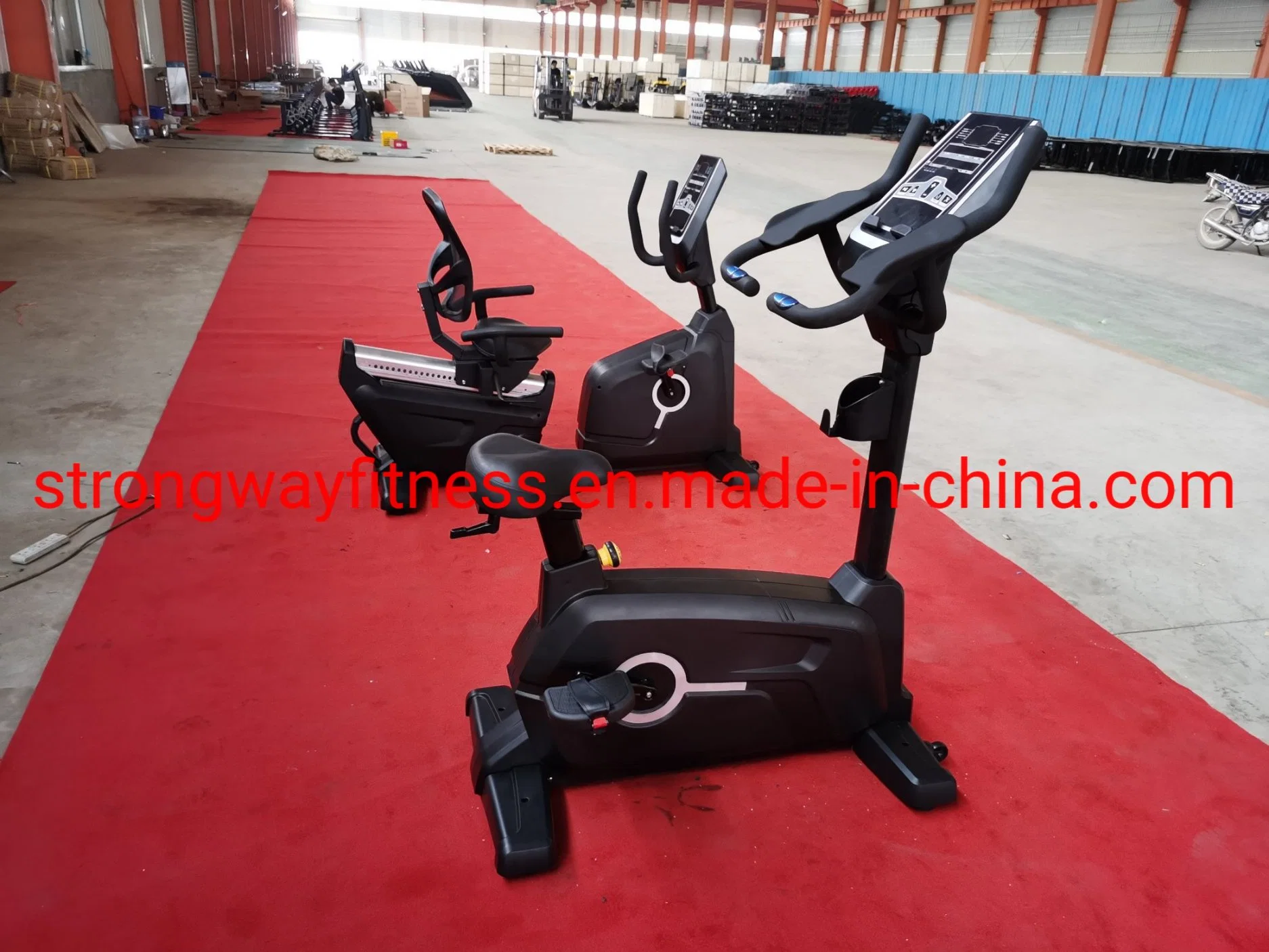 Commercial Gym Fitness Magnetic Upright Exercise Bike