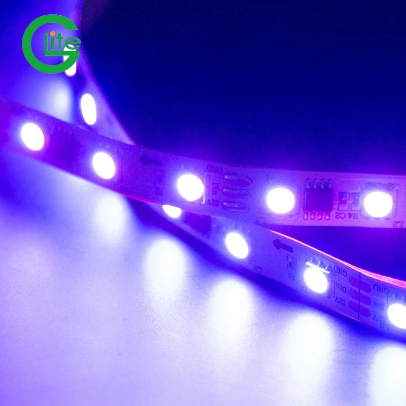 High Quality Digital Ucs1903 Addressable Point IP65 RGB Programmable Strip 12mm LED Light Ws2811 Pixel