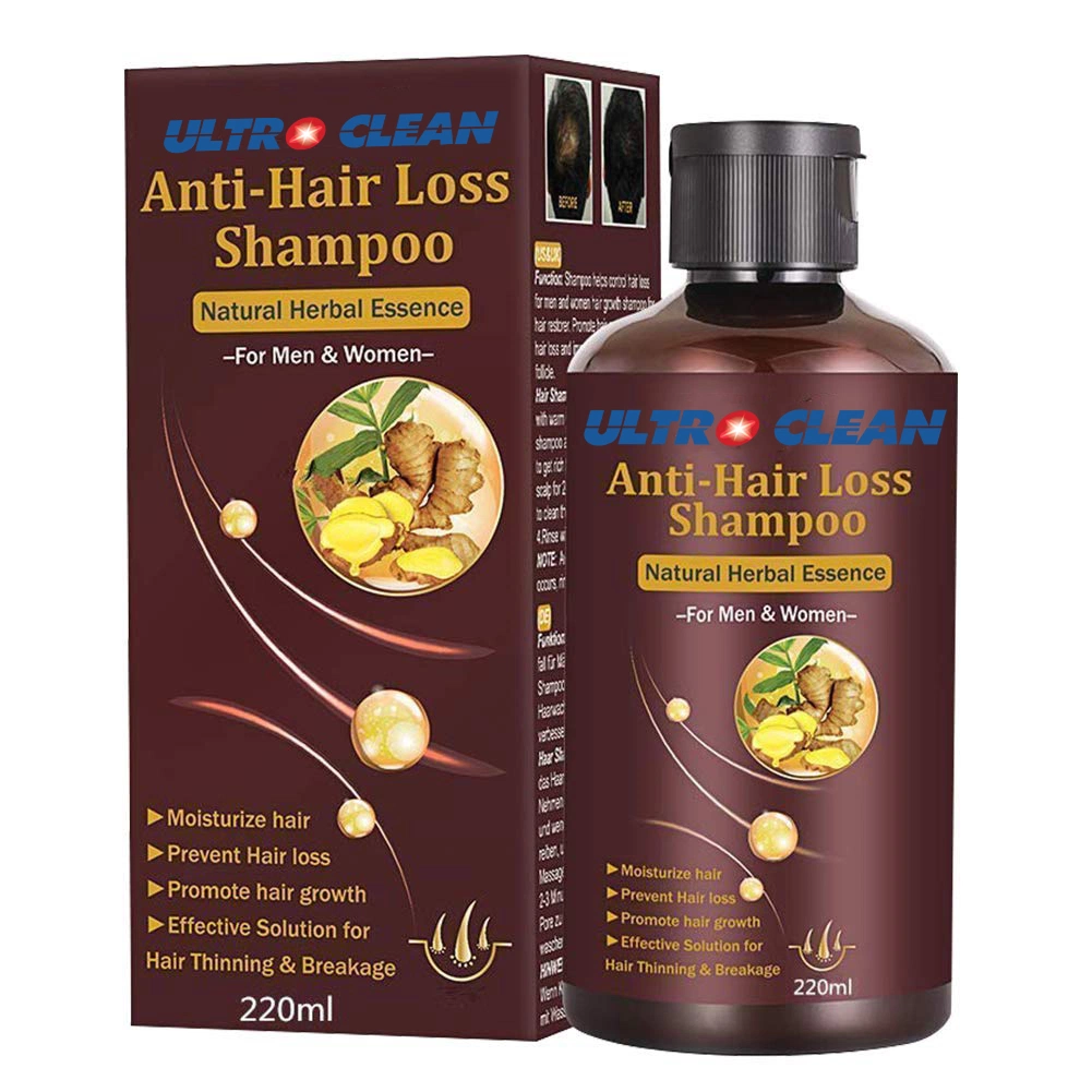 Le gingembre sous étiquette privée contre la perte de cheveux la croissance des cheveux Shampooing