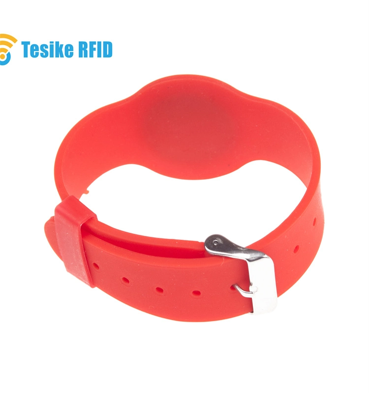 Snf MIFARE DESFire EV1 4K chip de silicone RFID bracelete pulseira para eventos