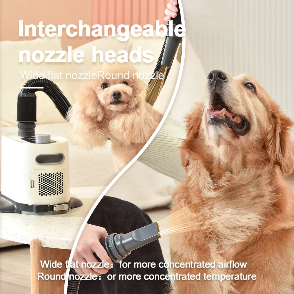 Top Factory Direct Pet Bathing Grooming Products Electric Hair Dryer Silent Force Drying Pet Hair Dryer