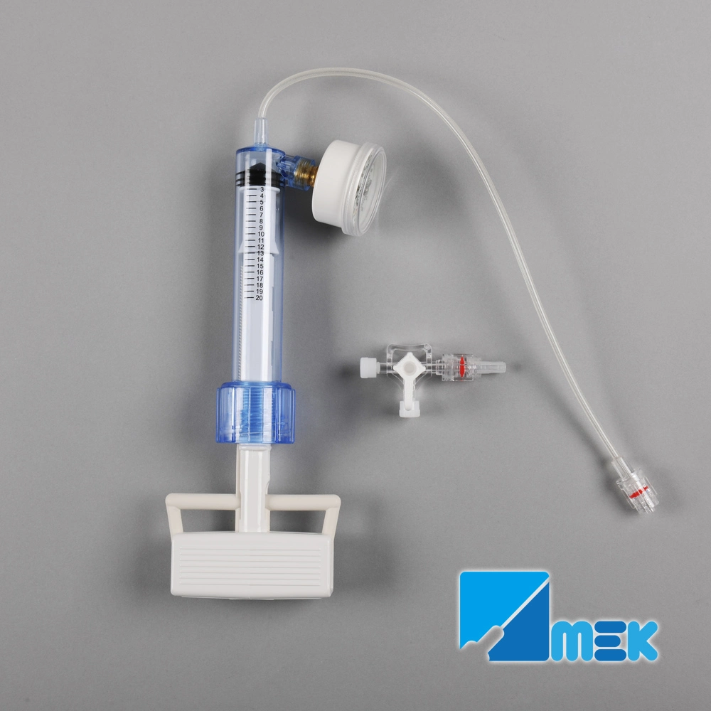 Disposable Medical Balloon Inflation Device with 20ml CE ISO