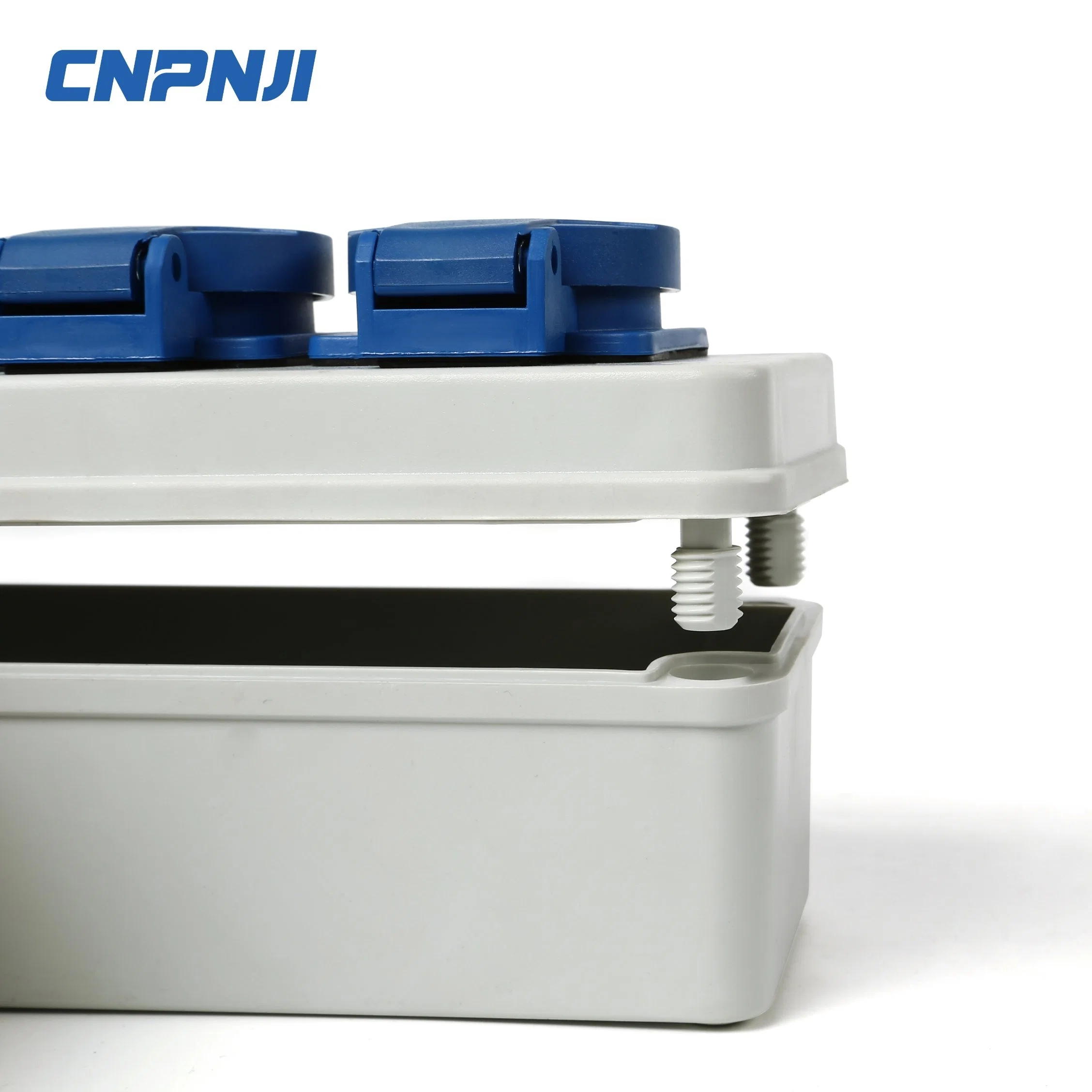 Caja de distribución portátil resistente al agua Pinji IP66 con conector macho para Mini Terminal