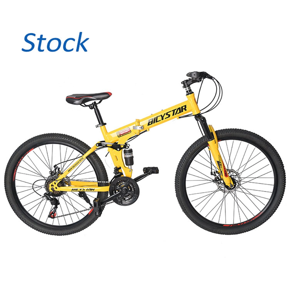 OEM New 26 Folding Mountain Bike Foldable Bicycl Bicystar Brand Mountain Bike Ready to Ship