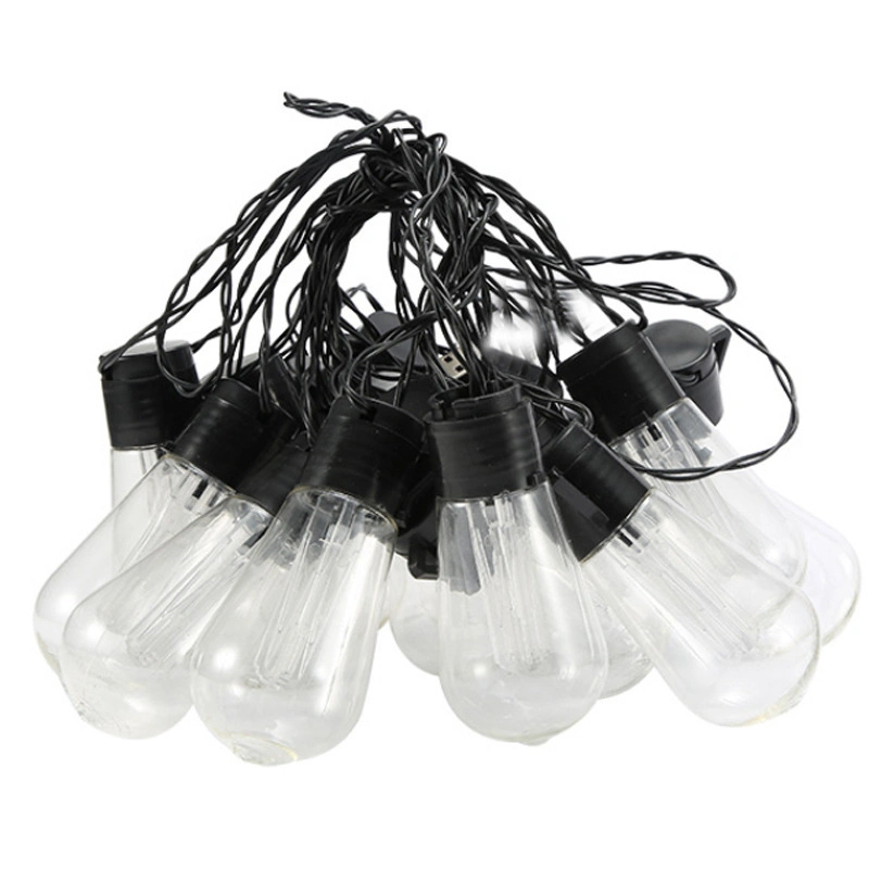 Neues Design Top-Qualität Urlaub Beleuchtung Solar Powered Outdoor Solar Patio Light String Lights Gartendekoration