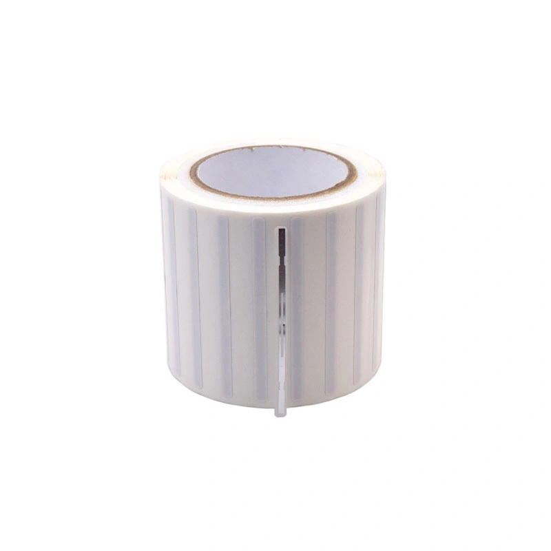 925MHz UHF Paper RFID Label U8 98X6mm Passive Tag EPC Gen2 White Blank Sticker for Parking System Inventory