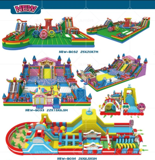 Inflatable Funcity, Inflatable Mushroom House Bouncing Castle, Customized Theme Slide Playground Equiement for Kids