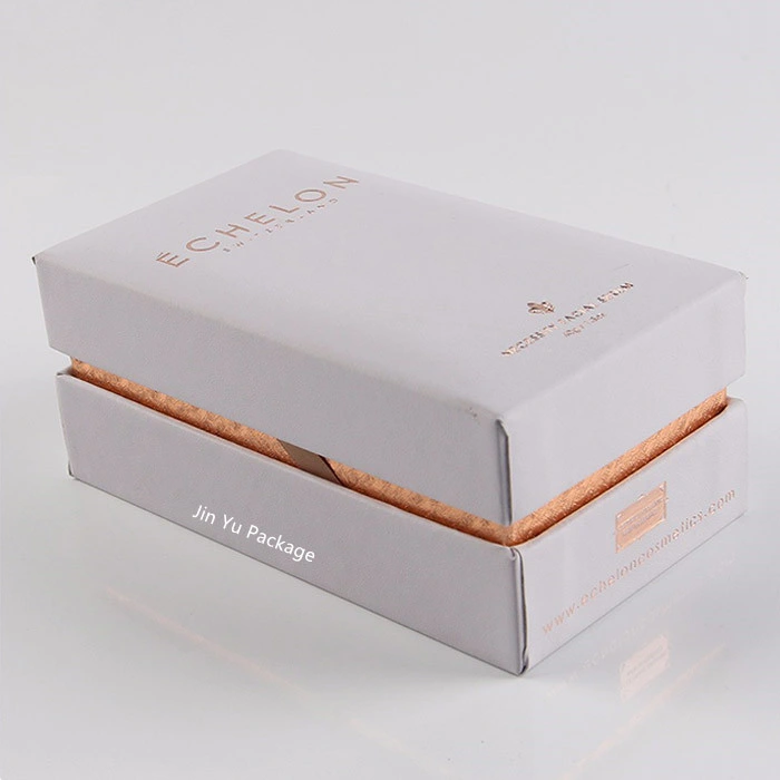 Popular Rose Gold Paper Gift Cosmetic Gift Packaging Box Wholesale/Supplier