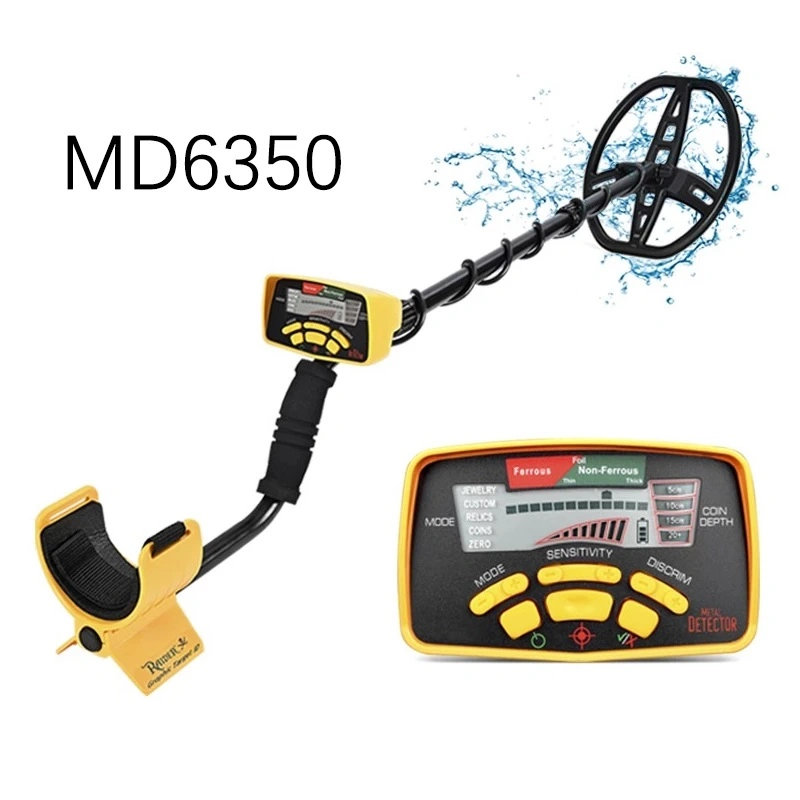 MD6350 Deep Underground Metal Detector Gold Detectors Treasure Hunter