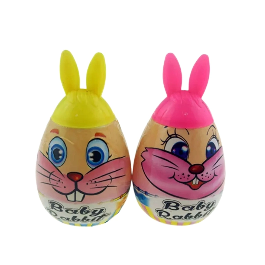 Hot Selling joli bébé oeufs de lapin doux avec comprimé de bonbons-remplis Friandises en peluche