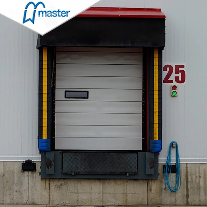 Master Well Inflatable Curtain Sponge Mechanical Industrial Sectional Door Loading Dock Shelter & Dock Seal for Warehouse