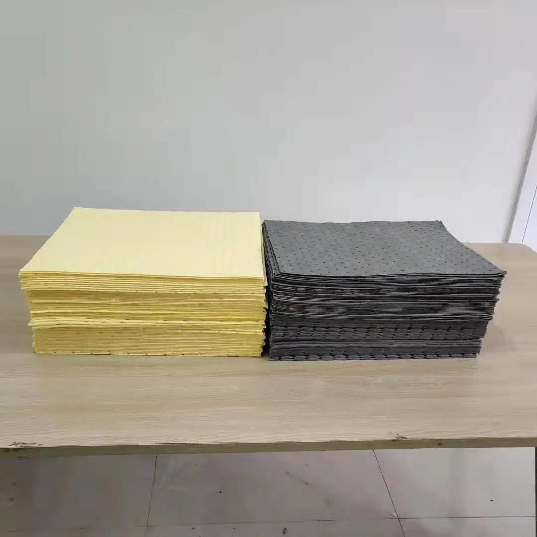 100% PP Grey Industrial Chemical Spill Absorbent Pad