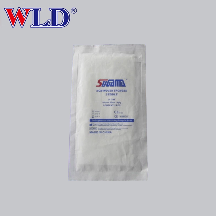 Disposable Soft Medical Steriler Non Woven Gauze Swab Sponge Made in China