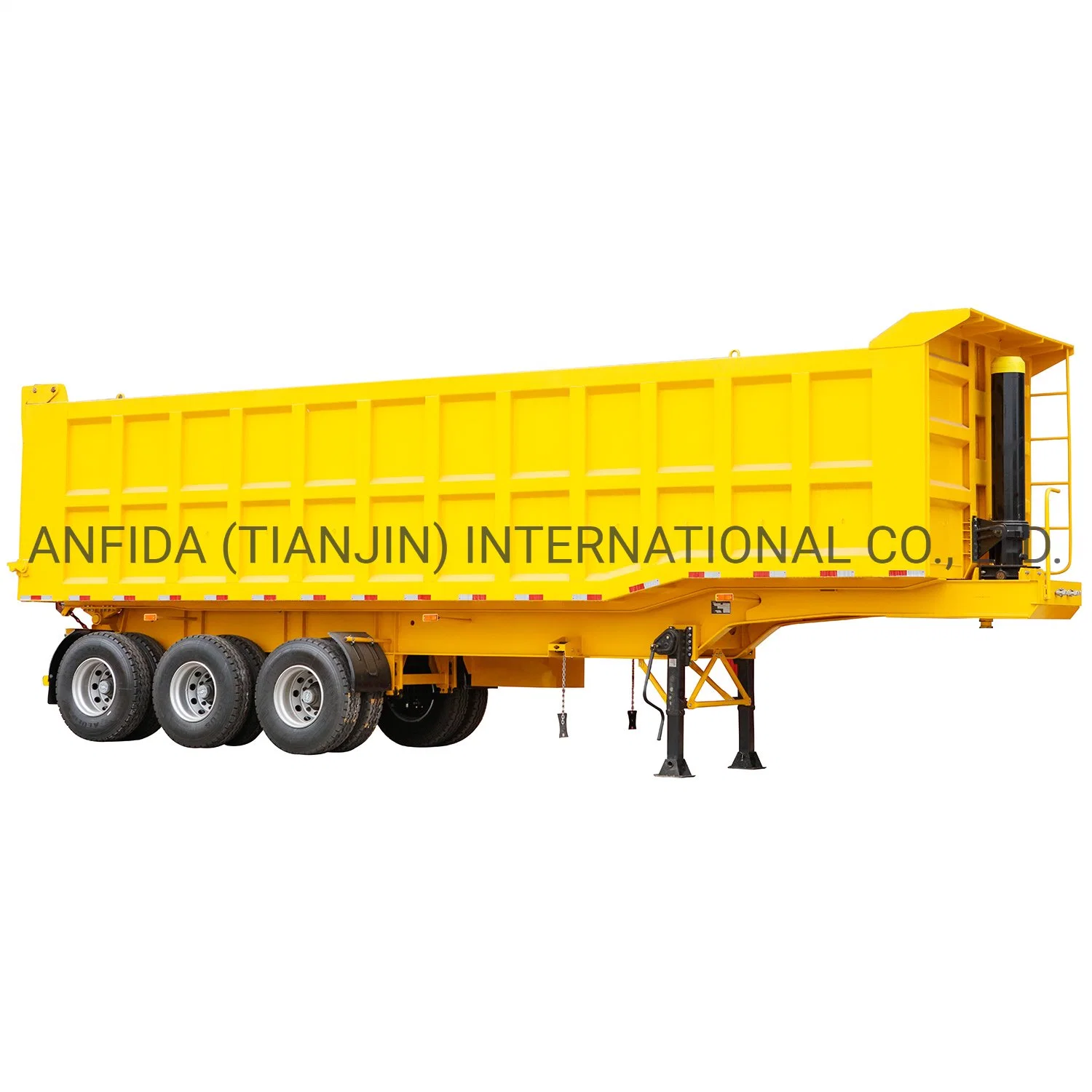 Factory Price Heavy Duty Hydraulic Dump Dumper Cargo Utility Tipper Semi Trailer