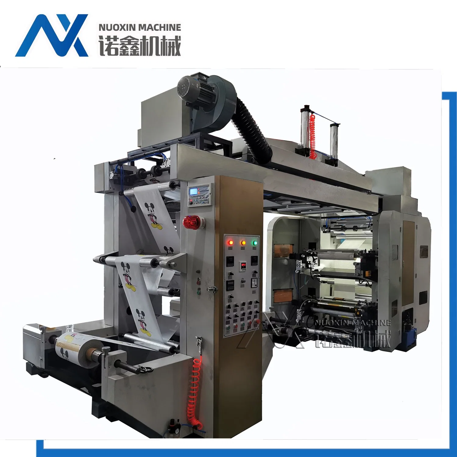 Six Colour Flexographic Printing Machine with Ceramic Anilox Roller