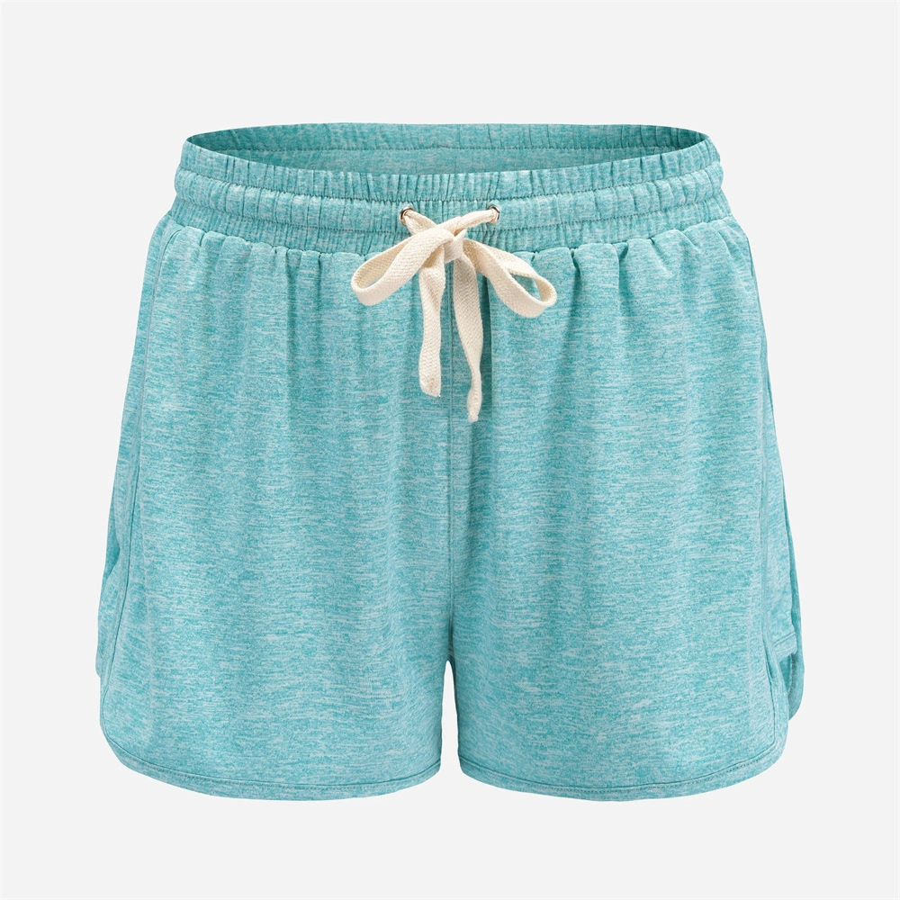 Unique Macaron Blue Women 100% Cotton Alethic Shorts