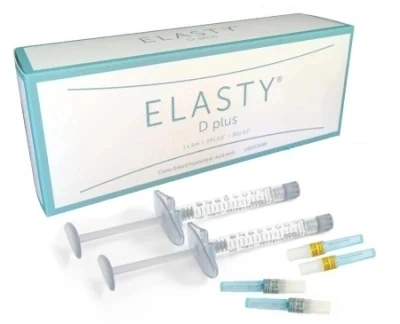 Elasty 1ml relleno dermal inyectable cara cara cara cara cara cara Augmentation ácido hialurónico Relleno dérmico