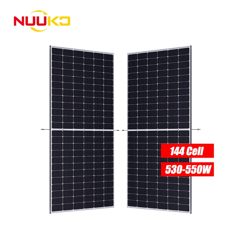 Nuuko High Efficiency 530W 535W 540W 545W 550W for Home Electricity with Solar Battery TUV/CE CB Retie Iecee ISO CQC IEC Inmetro