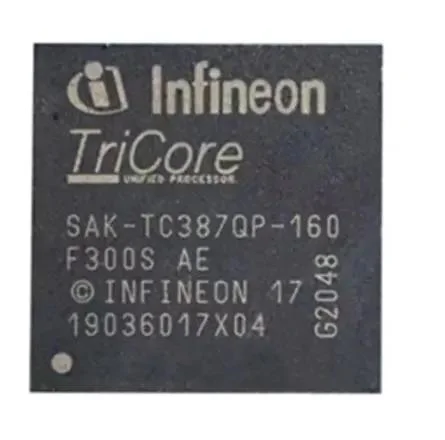 شريحة جديدة من الفئة Sak-Tc387qp-160f300s AE Infineon شريحة الدوائر المتكاملة NPN رمز نظام MOS الترانزستور