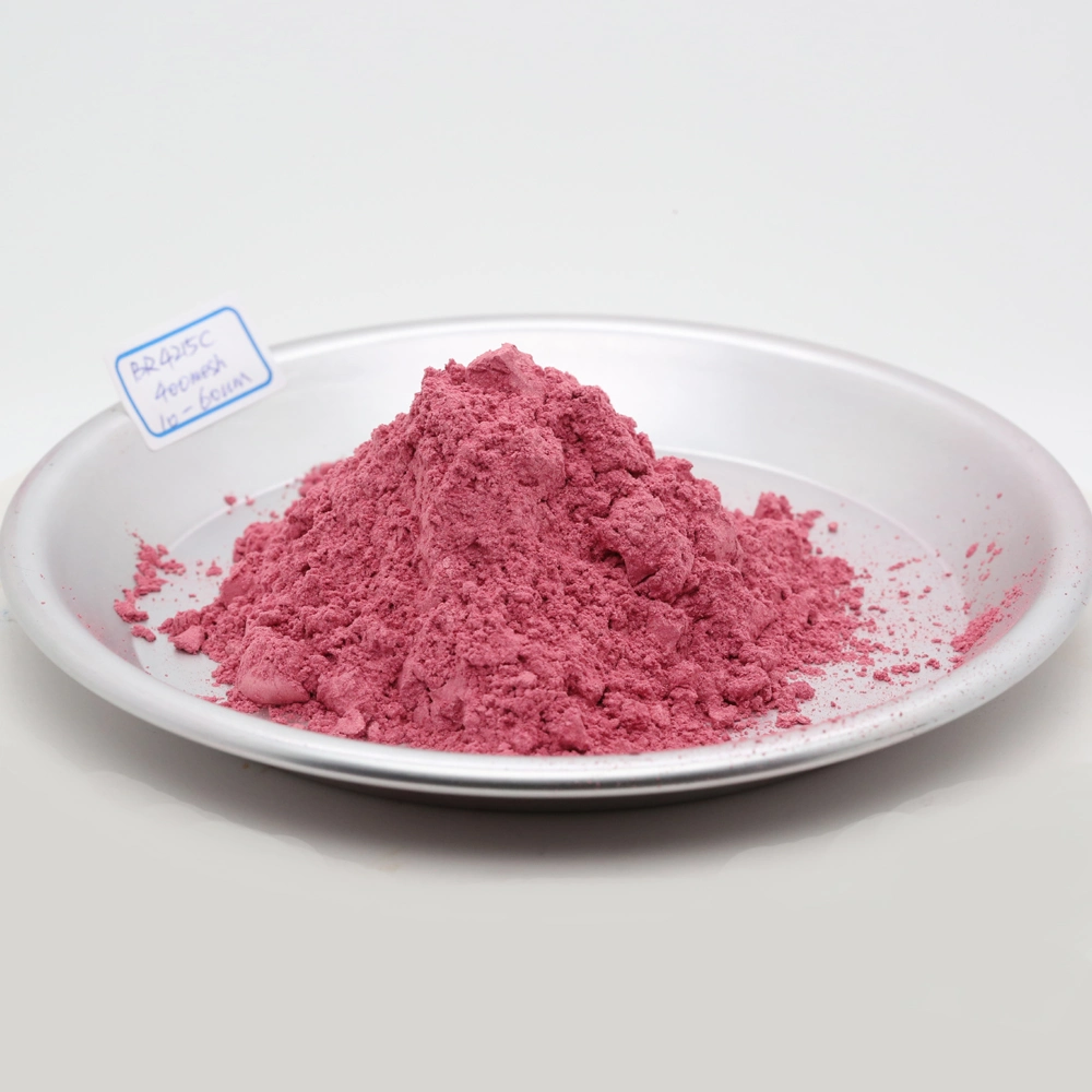 Crystal Effect Recolored Carmine 10-60um Pearlescent Pigments for Makeup