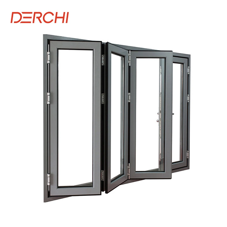 Large Glass Windows Florida Approval Window Factory Aluminium Glass Folding Windows and Doors for Balcony