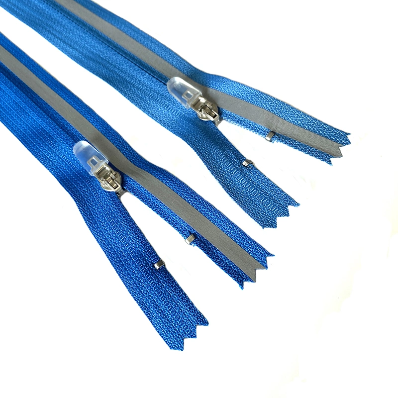 Custom Denim Zippers Tape #3#5 Closed End Brass Zip Semi-Lock Sliders Cremallera Metal Zipper for Jeans Clothes Garment Handbags