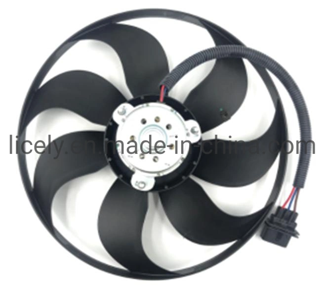 Fan Motor, Motoventilador OEM No. 6e0959455A Engine Radiator Fan for Audi A3, 	1j0959455b 1j0959544b 302068, 6e0959455A 8020009 8718, 042106254