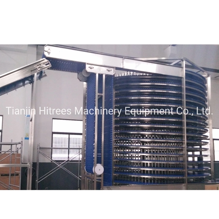 Spiral Freezer Belt Conveyor Freezing Machine