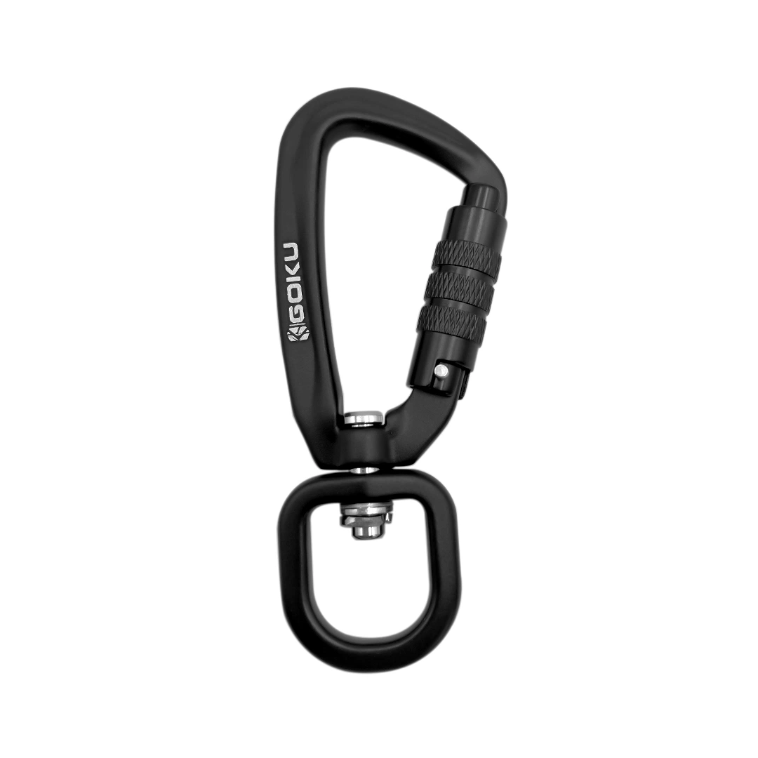 Fábrica Atacado cão Leash Exterior Sport Swivel Carabiner 4kn Mini Gancho do mosquetão