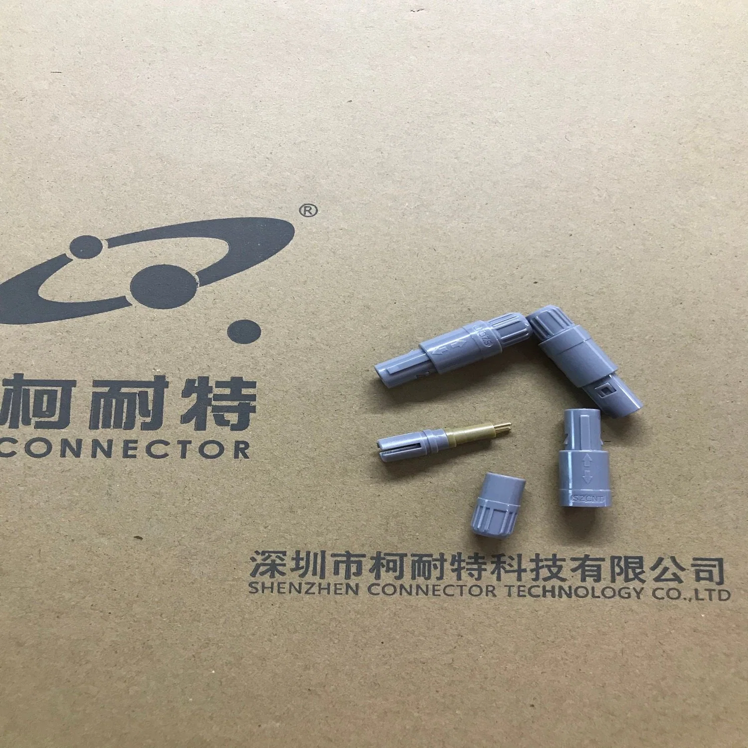 2pin Plastic Male Push and Pull Medical Redel Connector