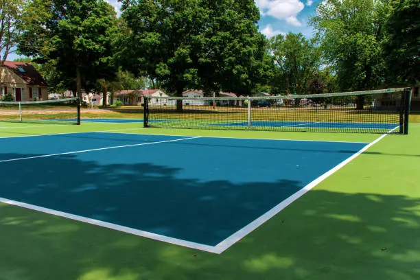 Pickleball Boden Tennisplatz Grün Blau Indoor Tragbare Anti-Rutsch Acryl PVC-Sand