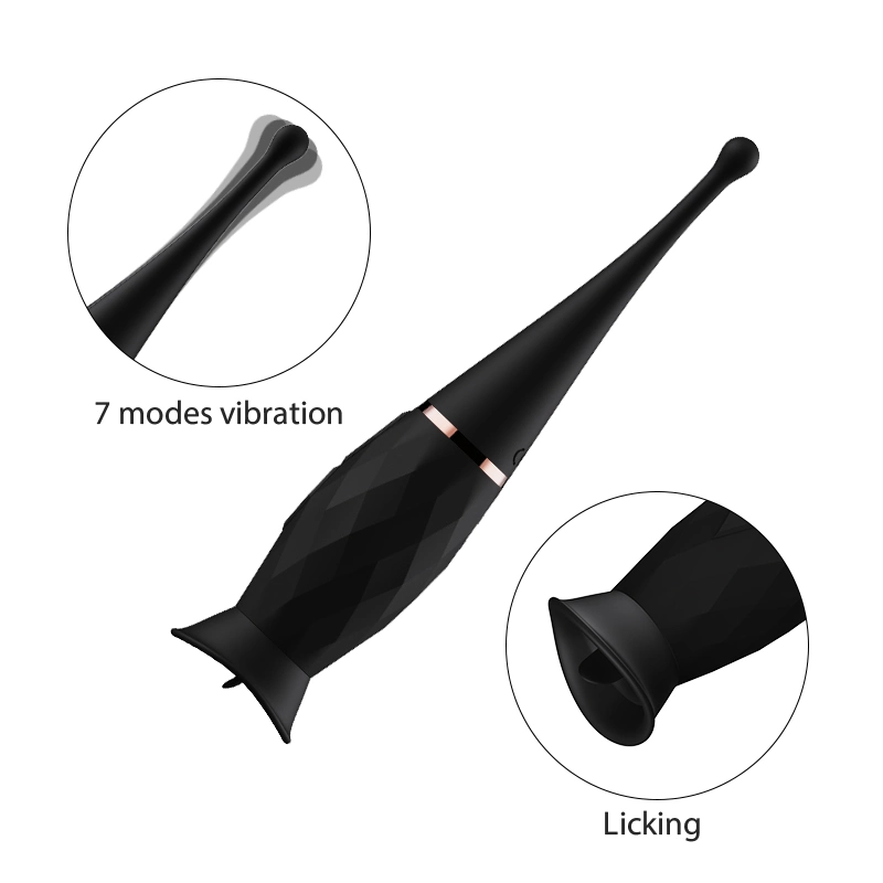 Silicone médical Rechargeable Dult sucer le sexe Vibreur Wand Stick Sex Toys