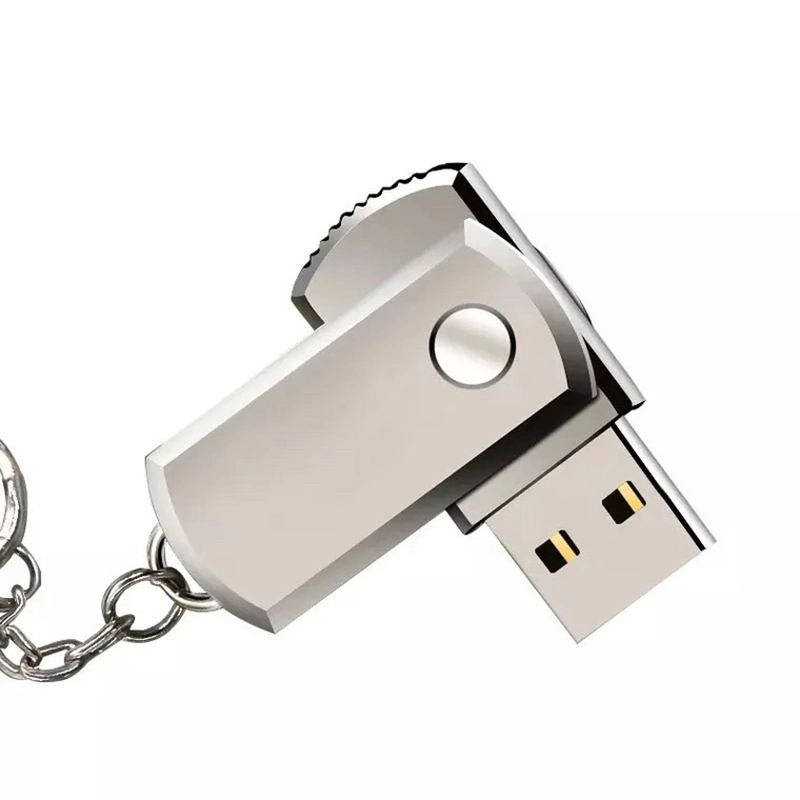 هدية قرص USB دوّار من صنع مخصص 16G للسيارة 32 غ USB Flash محرك أقراص محمول من نوع Metal سعة 128 جم وسعة 8 جم محركا أقراص USB عالية السرعة سعة 64 جم