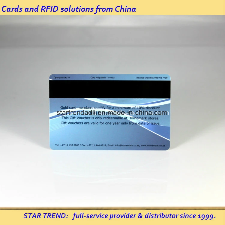 Customized Size Cr80 PVC PETG Material Gift Card Contactless Chip PVC Card IC Smart Card Credit Card Bank Card NFC RFID Card