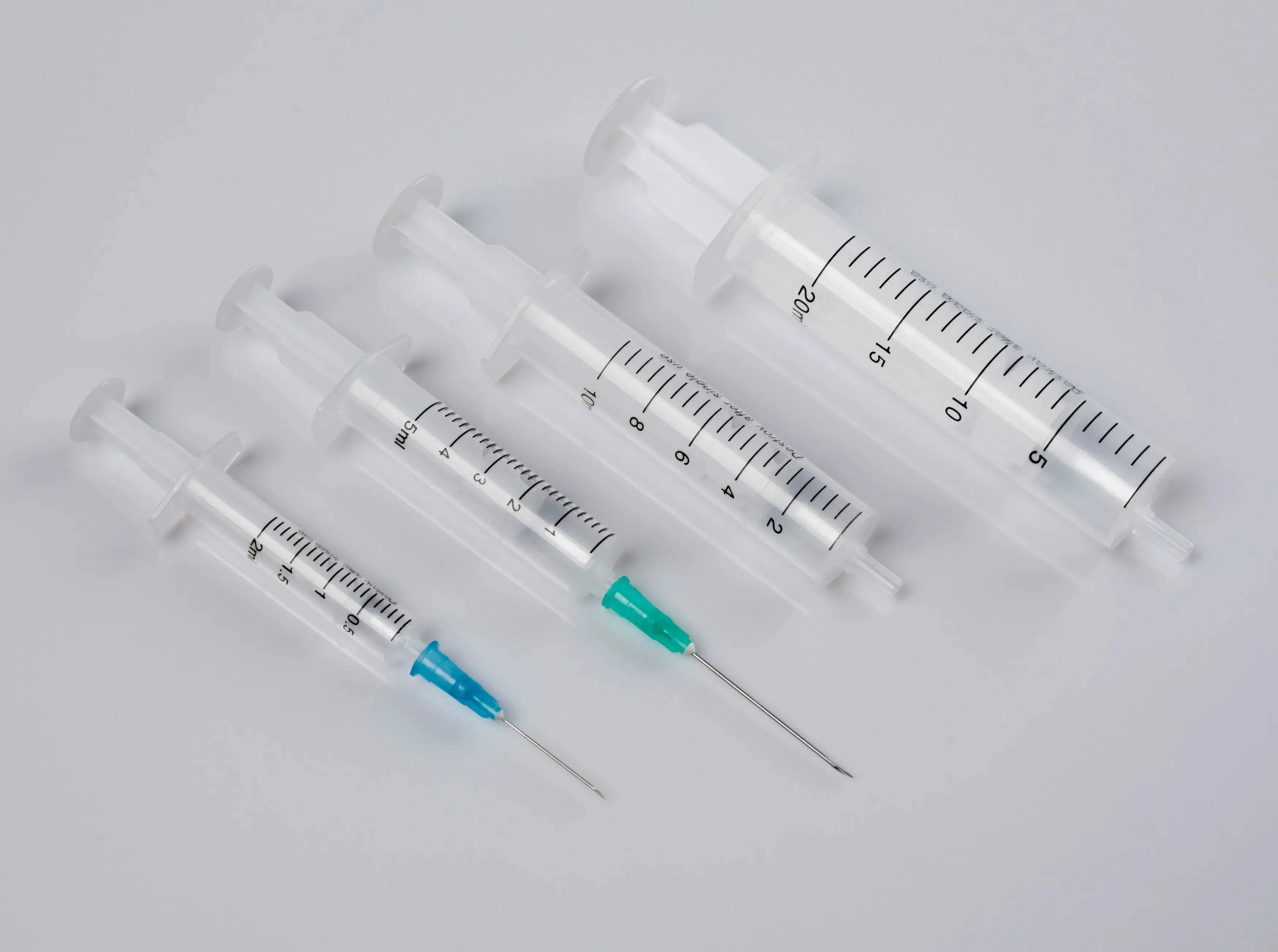 Medical Plastic Disposable syringe with Needle 1ml 3ml