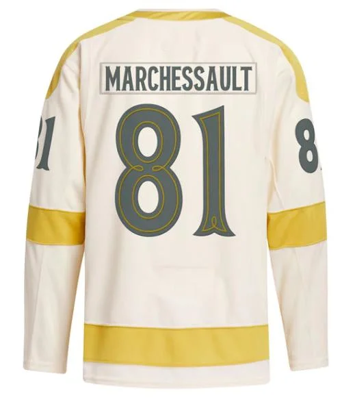 2024 Neue Hickertrikots 61 Mark Stone 81 Jonathan Marchessault