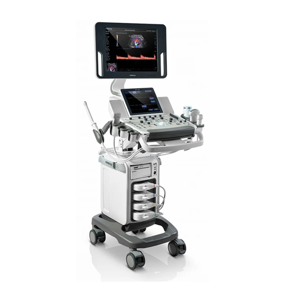 3d 4d Full Digital Trolley Doppler Medical Ultrasound Instruments Scan Machine Scanner Ce Approved Mindray Dc40