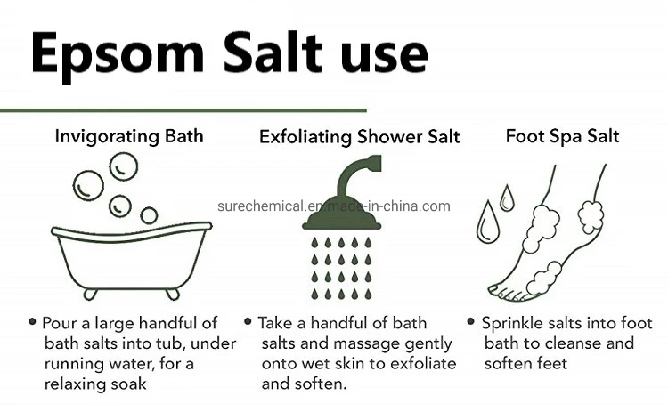 Health Benefit Bath SPA Mgso4 Epsom Salt for Relieving Tension