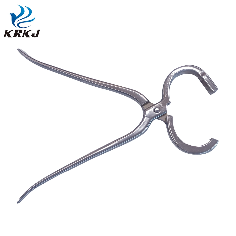 Stainless Steel Bull Nose Ring Applicator Punching Pliers for Cow