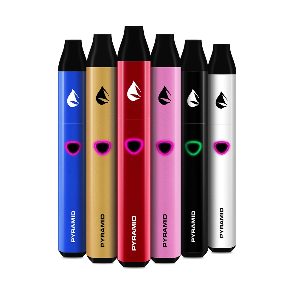 Cire DAB l'atomizer Vape cartouche céramique Leaf pyramide Buddi 3 en 1 Kit vaporisateur de cire Pen