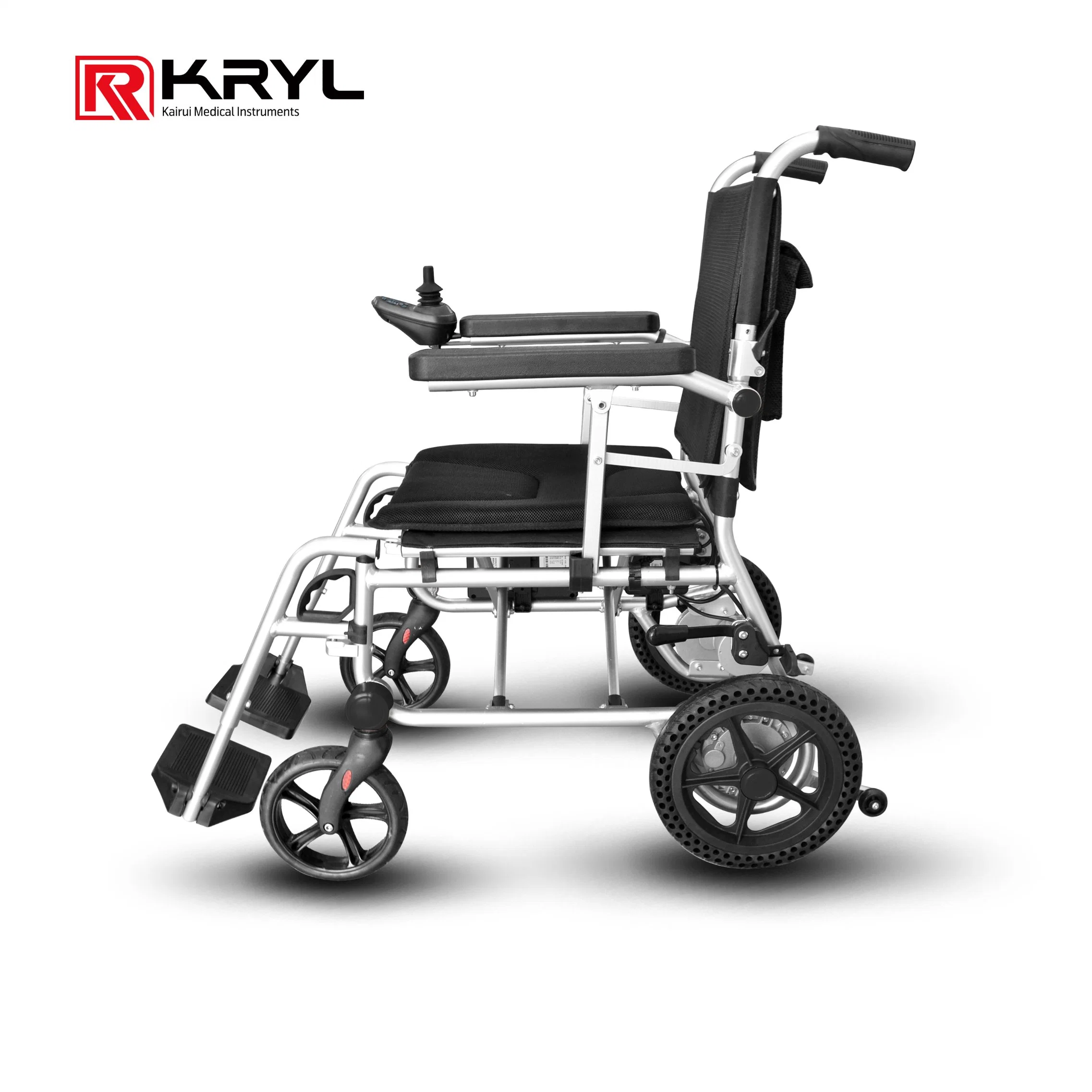 Outdoor Scooter Aluminum Alloy Material Superlight Electric Mobility Wheelchair Portable Wheelchair New Fashion Designed Color for Adults Using