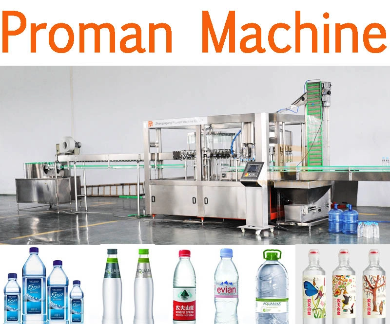 PLC Control Carbonated Water Production Bottling Plant for Sale with Battery Water Plant