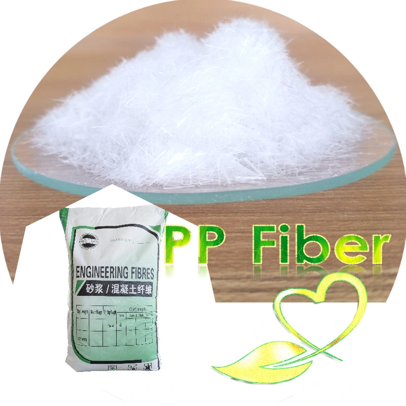 6mm PP Fiber Polypropylene Fiber for Construction Concrete Cement