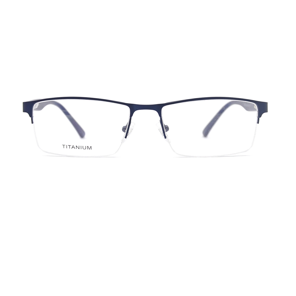 Higo Titanium Half Rim Men Glasses Frame Optical Eyeglasses for Men