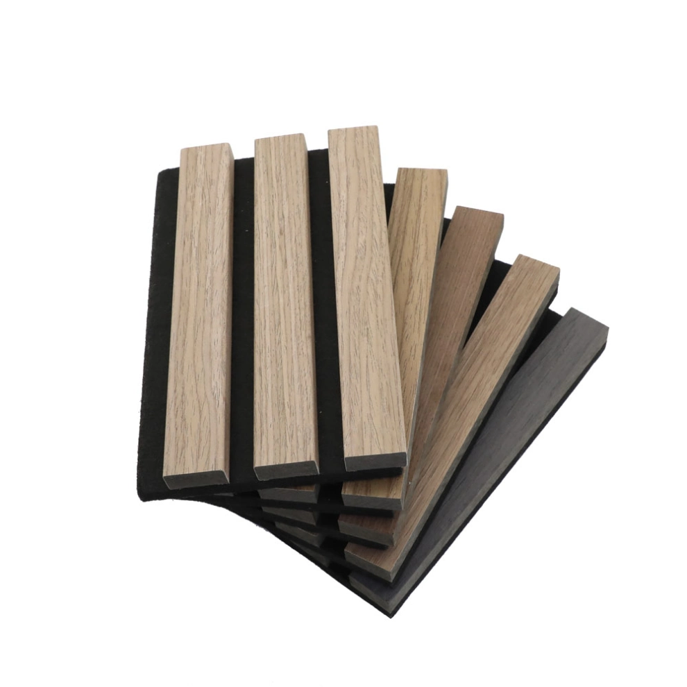 Acoustique acoustique acoustique de panneau en bois PET MDF Decorative Sound absorption