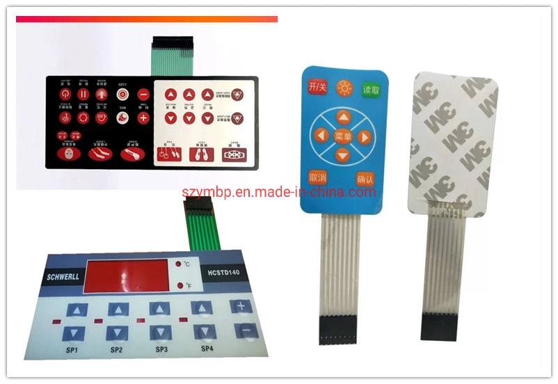 Manufacturer Custom Membrane Button Pet/PVC Instrument Equipment Switch Panel