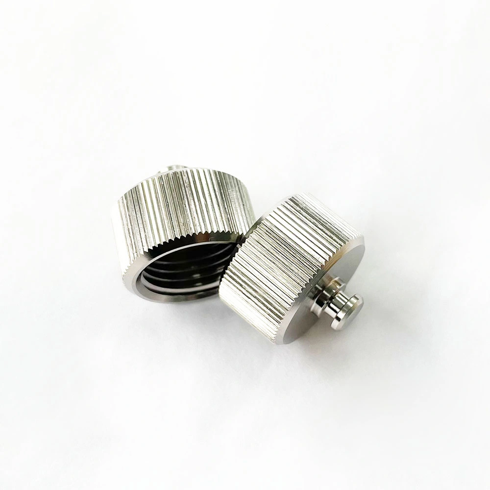 Shenzhen Factory OEM CNC Machining Stainless Steel Parts SUS303 Metal Screw Nut CNC Turning Industrial Sensor Components