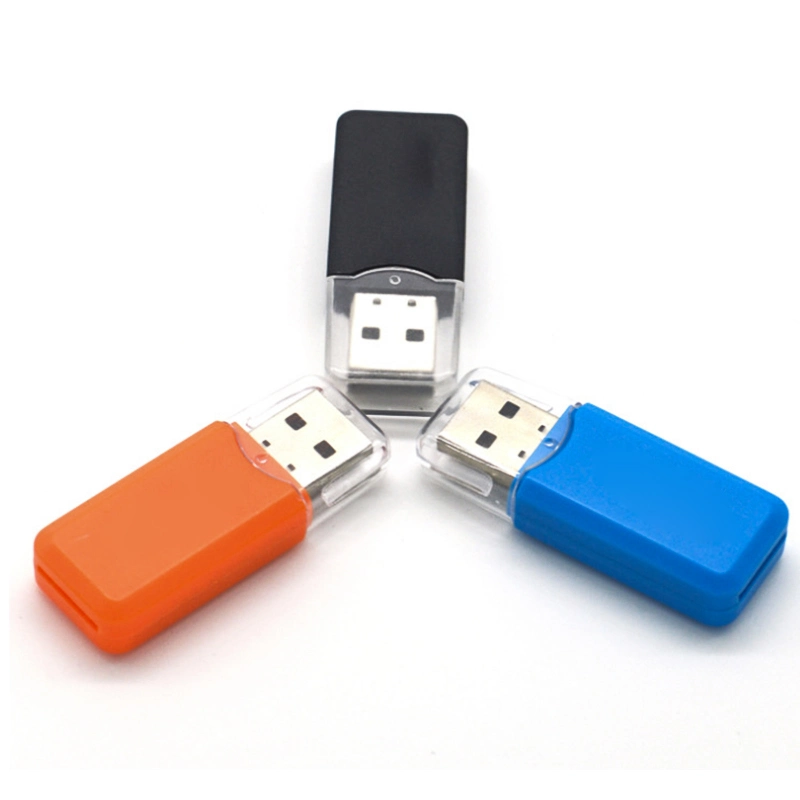 Plastic SD Card Card Reader USB 2.0 Interface High Speed TF Card Memory Card Card Reader