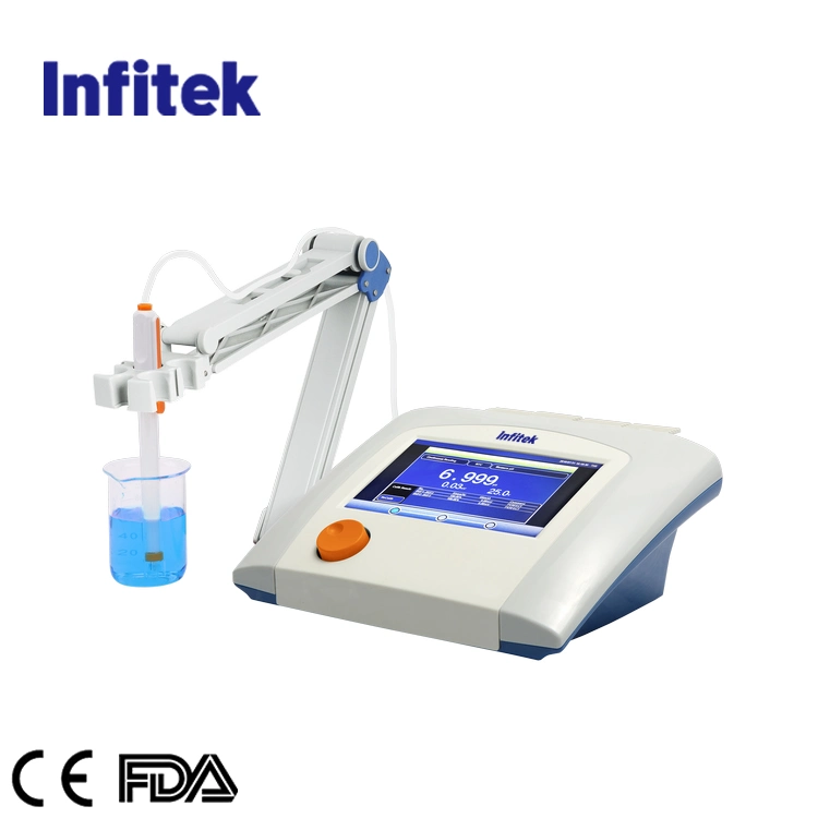 Medidor de pH de bancada Infitek CE FDA aprovado pela FDA, pH-B600L